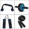 Unyqoos® Complete Thuis Fitness Set met Buiktrainer, Push-Up Stangen en Meer voor Effectieve Training