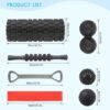 Unyqoos® Complete set voor spierontspanning en krachttraining met massageballen en weerstandsbanden