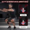 Unyqoos® Multifunctionele beentrainer met instelbare weerstand en 360 graden rotatie