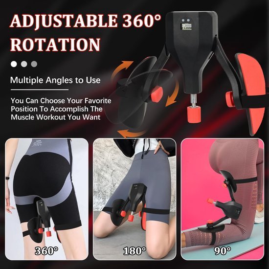 Unyqoos® Multifunctionele beentrainer met instelbare weerstand en 360 graden rotatie