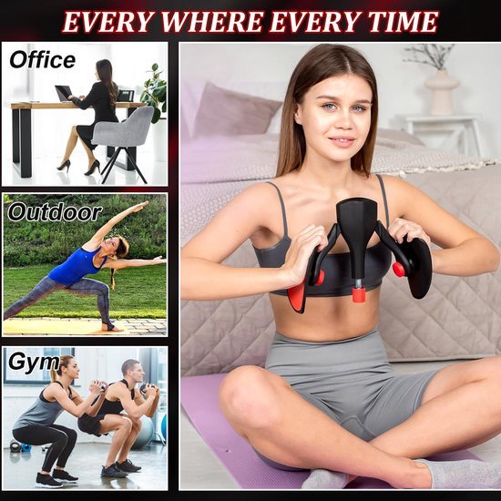 Unyqoos® Multifunctionele beentrainer met instelbare weerstand en 360 graden rotatie
