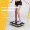 Unyqoos® Houten wiebelplank voor balans en kernkracht met antislip ontwerp