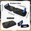 Unyqoos® Draagbaar en ergonomisch push-up bord voor veelzijdig spiertraining thuis