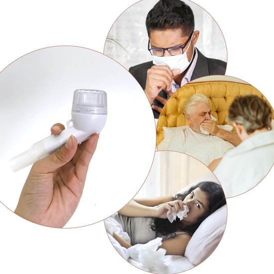 Unyqoos® Effectieve longtrainer voor ademhalingsoefeningen en slijmverwijdering