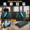 Unyqoos® Opvouwbaar en draagbaar push-upbord voor veelzijdige spiertraining thuis