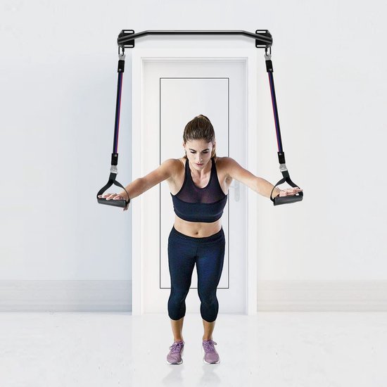 Unyqoos® Verstelbare Plafondgemonteerde Optrekstang voor Multifunctionele Training thuis