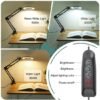 Unyqoos® Tafelvergrootglas met Verlichting en Standaard voor Nauwkeurig Werken en Lezen