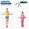 Unyqoos® Verstelbaar springtouw met zachte kralen voor fitness en plezier buiten
