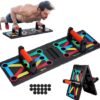 Unyqoos® Opvouwbaar push-upbord met ergonomische handgrepen voor veelzijdige training