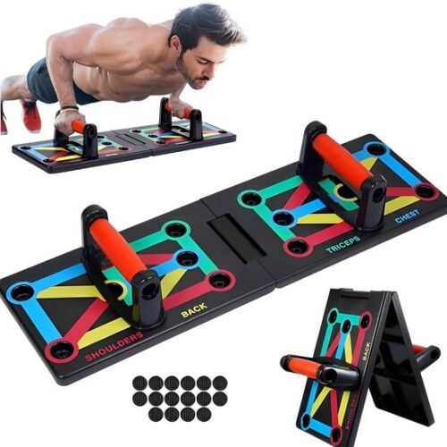 550x551-27.jpg Unyqoos® Opvouwbaar push-upbord met ergonomische handgrepen voor veelzijdige training