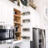 Unyqoos® Kruidenrek Set van Metaal voor Keuken en Badkamer, Flexibele Opbergoplossing met 4 Planken
