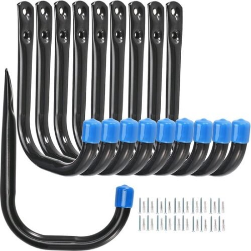 550x551-61.jpg Unyqoos® Set van 10 robuuste wandhouders voor veelzijdige opslag en organisatie