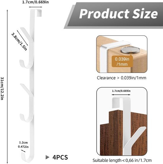 550x551-68.jpg Unyqoos® Set van deurhaken voor efficiënte opslag en ruimtebesparing in huis
