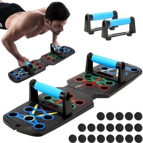 550x552-27.jpg Unyqoos® Opvouwbaar push-upboard met kleurcodering voor thuis spiertraining