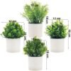550x552-40.jpg Unyqoos® Set van vier kunstplanten in pot voor veelzijdige interieurdecoratie