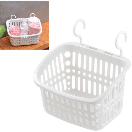 550x552-42.jpg Unyqoos® Ruimtebesparende hangende douchemand met drainage voor badkamer en keuken