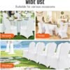 550x552-46.jpg Unyqoos® Witte elastische stoelhoezen voor evenementen en feesten, set van 50 stuks
