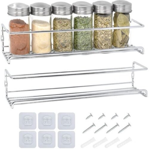 Unyqoos® Kruidenrek voor Wandmontage: Stijlvol, Praktisch en Ruimtebesparend Keukenaccessoire