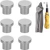 550x552-85.jpg Unyqoos® Set van 6 elegante chroom wandhaken voor badkamer en keuken