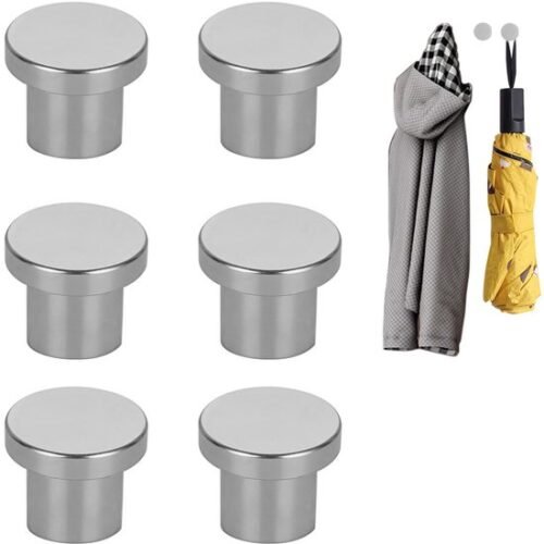 550x552-85.jpg Unyqoos® Set van 6 elegante chroom wandhaken voor badkamer en keuken