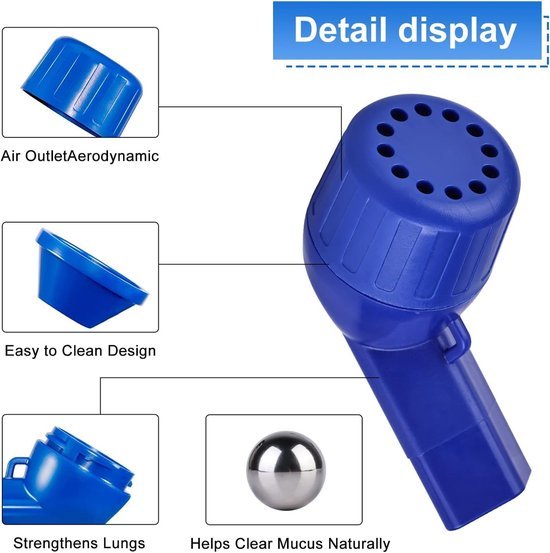 Unyqoos® Ademtrainer voor Verbeterde Longcapaciteit en Gezonde Ademhaling