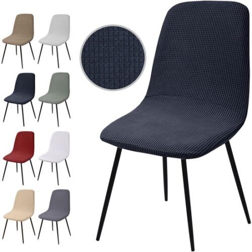 Unyqoos ® Stretchy Jacquard Stoelhoezen Set van 6 voor Eetkamerstoelen, Bruiloften en Feesten