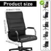 Unyqoos® Elastische bureaustoelhoes met fluwelen afwerking en armleuningbescherming