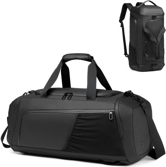 Unyqoos® Veelzijdige 3-in-1 Sport- en Reistas met Waterdichte Functies voor Heren en Dames, 40 Liter Capaciteit