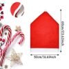 550x553-52.jpg Unyqoos® Set van 6 feestelijke stoelhoezen voor sfeervolle kerstdecoratie in huis
