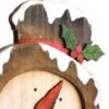 Unyqoos® Houten Sneeuwpop Decoratie met Vogel voor Kerstmis als Cadeau en Sfeermaker