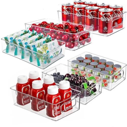 550x553-62.jpg Unyqoos® Transparante en stapelbare opbergset voor keuken en koelkast in 3 maten