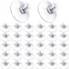 550x553-82.jpg Unyqoos® Set van 30 stevige transparante zuignappen met schroefdraad voor diverse oppervlakken