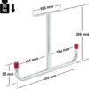 Unyqoos® Weerbestendige metalen plafondhaak voor zware lasten in garage en opslag