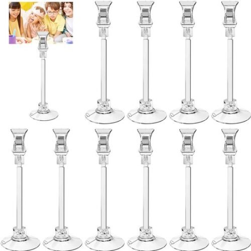 550x553-86.jpg Unyqoos® Set van 12 Transparante Zuignappen met Clips en Stang voor Diverse Toepassingen