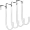 550x553-87.jpg Unyqoos® Set van 4 multifunctionele witte deurhaken voor diverse opbergmogelijkheden