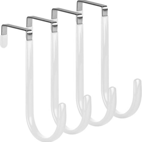 550x553-87.jpg Unyqoos® Set van 4 multifunctionele witte deurhaken voor diverse opbergmogelijkheden