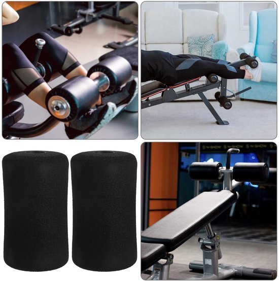 550x554-28.jpg Unyqoos® Set van vier zachte voetschuimpads voor diverse fitnessapparatuur en oefeningen