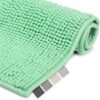 Unyqoos® Zachte Lichtgroene Badmat met Antislip Chenille Ontwerp voor Comfort en Veiligheid in de Badkamer