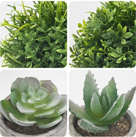 550x554-41.jpg Unyqoos® Set van vier levensechte kunstplanten voor diverse interieurdecoratie