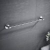 Unyqoos® Zelfklevende Handdoekstang van 40 cm voor Badkamer en Keuken zonder Boren, Roestvrij Staal, Chroom