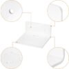 550x554-69.jpg Unyqoos® Set van vier multifunctionele zwevende wandplanken voor elke kamer