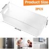 550x554-81.jpg Unyqoos® Transparante en Stapelbare Koelkastorganizers met Handgrepen voor Keuken