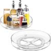 Unyqoos® Transparant Draaibaar Keukenrek voor Efficiënte Kruiden- en Voedselopslag