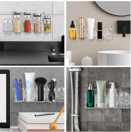 550x555-103.jpg Unyqoos® Zelfklevend wandrek voor keuken en badkamer met waterdichte plank