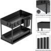 Unyqoos® Multifunctioneel Tweelaags Onderkast Organizer Rek voor Keuken en Badkamer