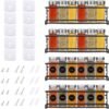 550x555-142.jpg Unyqoos® Stijlvol Muurkruidenrek met Vier Verdiepingen en Flexibele Montageopties voor Keuken en Badkamer