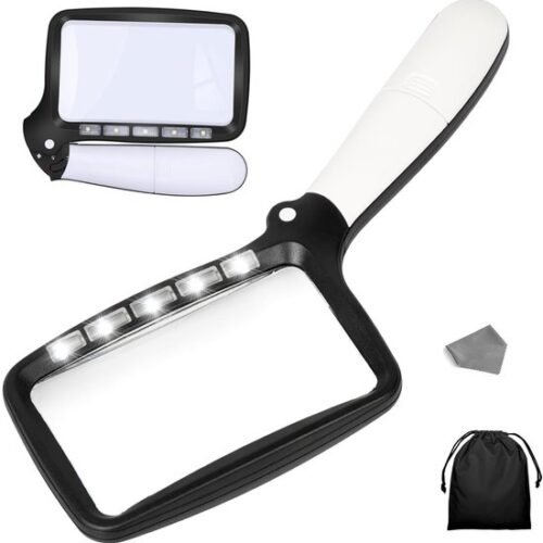 Unyqoos® Vergrootglas met verlichting voor lezen en hobby's voor senioren