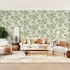 550x555-65.jpg Unyqoos® Waterdicht zelfklevend vintage behang met vogel- en bloemenpatroon