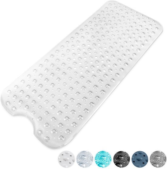 Unyqoos® Lange antislip badmat voor veilige en comfortabele douche-ervaring