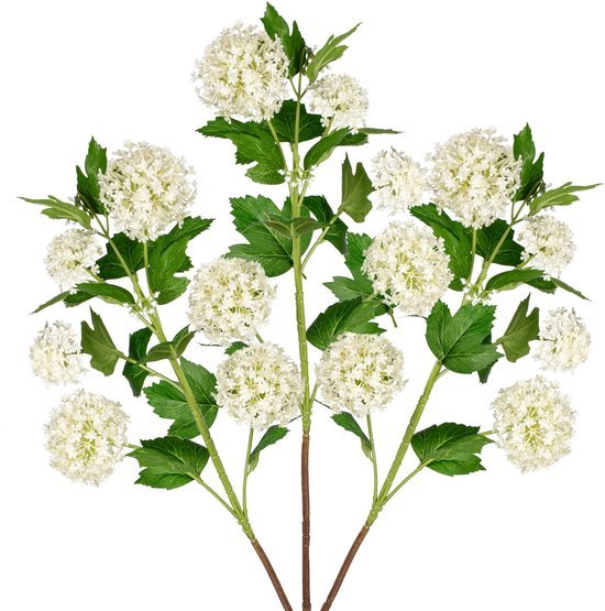 Unyqoos® Set van Lenteachtige Viburnum Kunstbloemen voor Diverse Decoraties